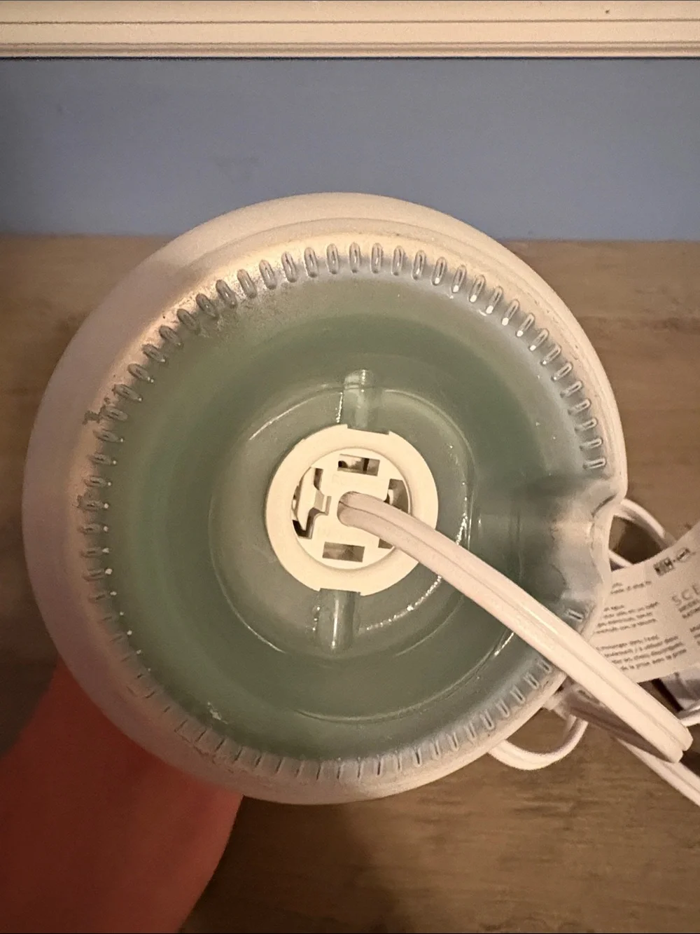 Scentsy White Ceramic Floral Electric wax Warmer